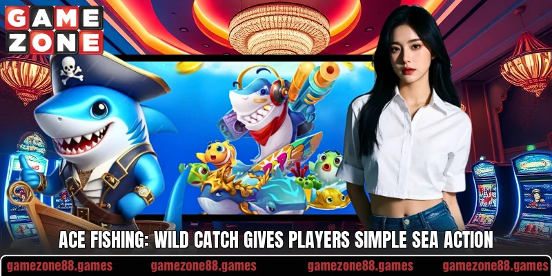 Ace Fishing: Wild Catch gives players simple sea action