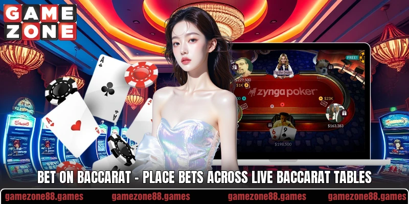 Bet On Baccarat – Place Bets Across Live Baccarat Tables