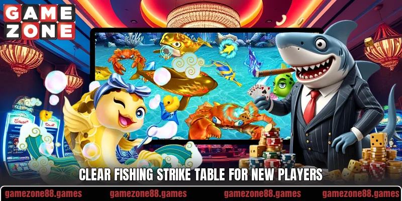 Clear Fishing Strike table for new players