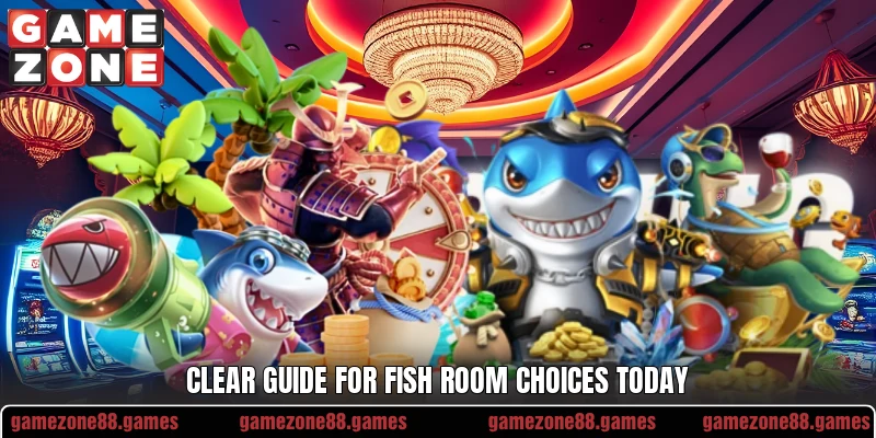 Clear guide for Fish room choices today Clear guide for Fish room choices today