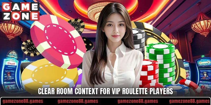 Clear room context for VIP Roulette players Clear room context for VIP Roulette players