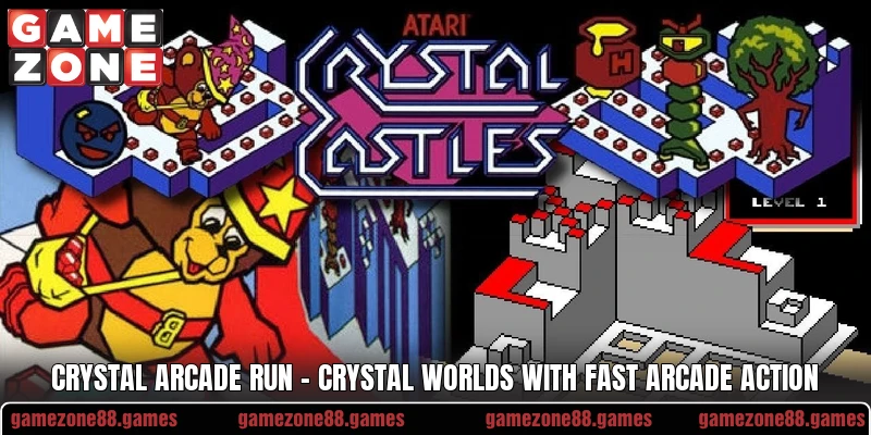 Crystal Arcade Run – Crystal Worlds With Fast Arcade Action