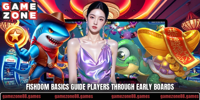 Fishdom basics guide players through early boards