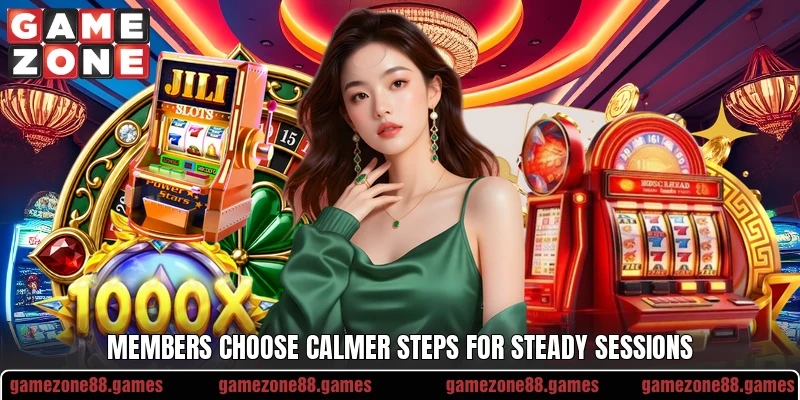 Members choose calmer steps for steady sessions Members choose calmer steps for steady sessions