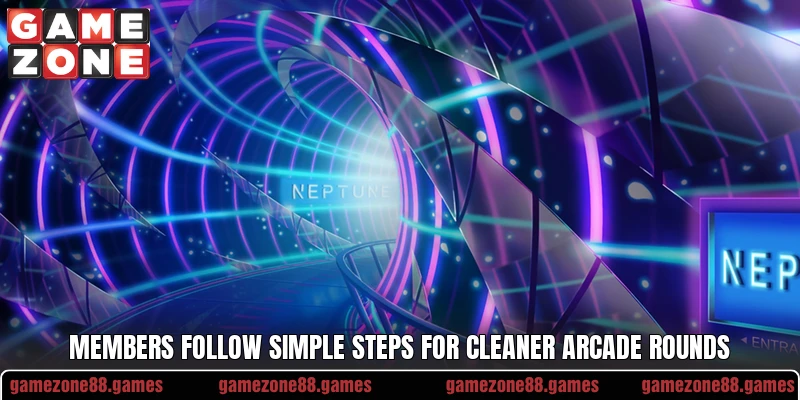 Members follow simple steps for cleaner arcade rounds Members follow simple steps for cleaner arcade rounds