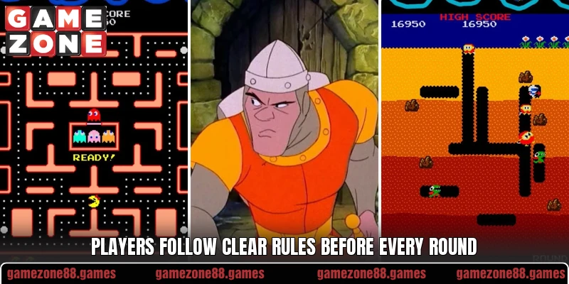 Players follow clear rules before every round Players follow clear rules before every round