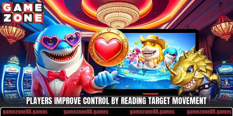 Players improve control by reading target movement