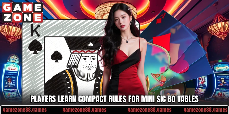 Players learn compact rules for Mini Sic Bo tables Players learn compact rules for Mini Sic Bo tables