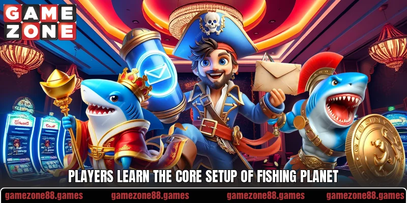 Players learn the core setup of Fishing Planet
