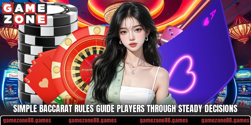 Simple baccarat rules guide players through steady decisions