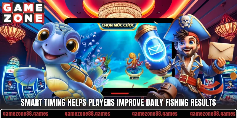 Smart timing helps players improve daily fishing results